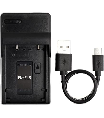 Amazon.com: Norifon EN-EL5 USB Charger for Nikon Coolpix 3700